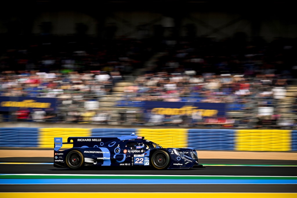 Mikkel Jensen udfordret i 24-timersløbet på Le Mans.
(Foto: United Autosports)